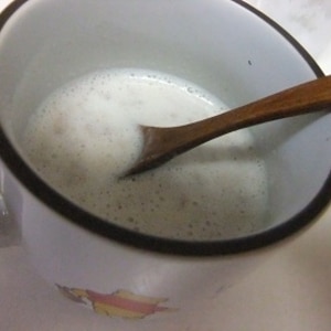 離乳食　オートミールミルク粥